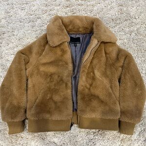 Faux Fur Banana Republic Bomber Jacket